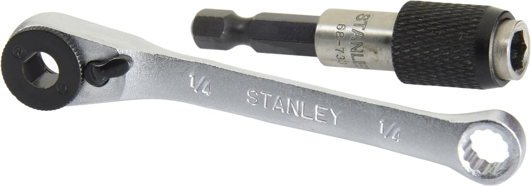 1/4"" Bit-Satz, 25 mm, mit Mini-Knarre, 32-teilig 1 Gelb/Schwarz, 1 Gelb/Schwarz
