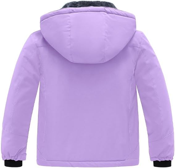 Wantdo Mädchen Berg Ski Jacke Warmer Winter Fleece Mäntel Wasserdichter Atmungsaktive RegenMäntel Ou