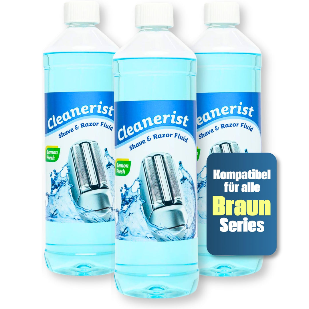 Cleanerist Scherkopfreiniger zum Nachfüllen von Braun Clean&amp;Charge Stationen der Serie 7: 799cc / 76