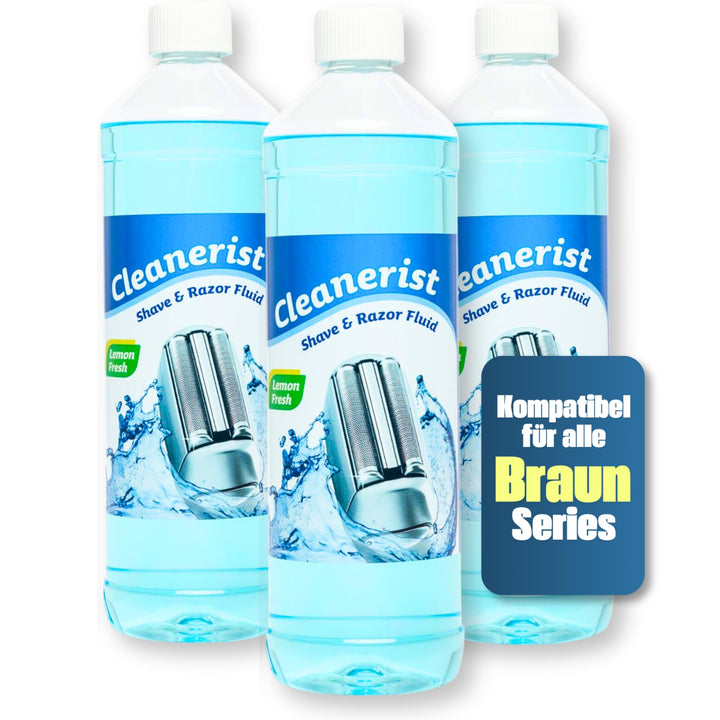 Cleanerist Scherkopfreiniger zum Nachfüllen von Braun Clean&amp;Charge Stationen der Serie 7: 799cc / 76