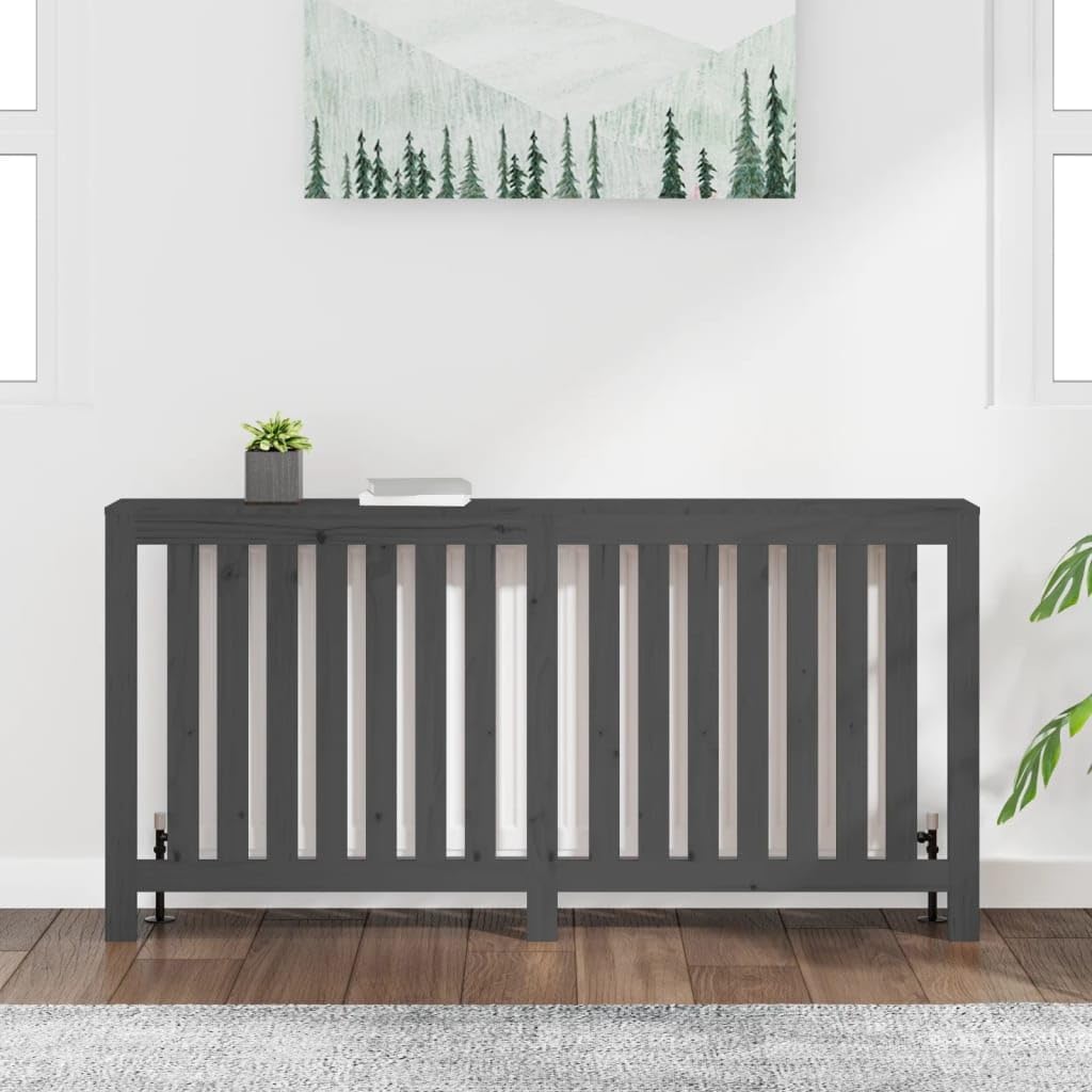 Heizkörperverkleidung 169x19x84 cm Heizung Heizkörper Abdeckung Praktische Ablage Heizungsabdeckung