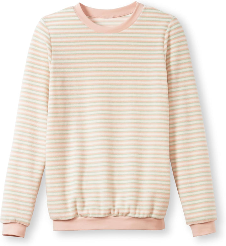 Calida Soft Dreams Bündchenpyjama, in Frottee Qualität Pearl Blush 40-42, Pearl Blush 40-42