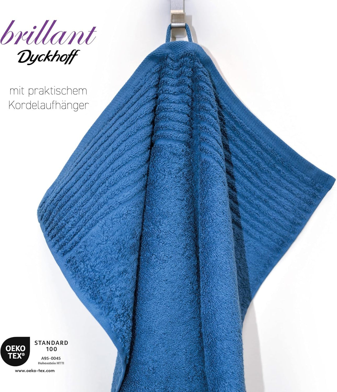 Dyckhoff 0410996445 Handtuchset "Brillant", 2 Badetücher / Duschtücher 70 x 140 cm und 4 Handtücher