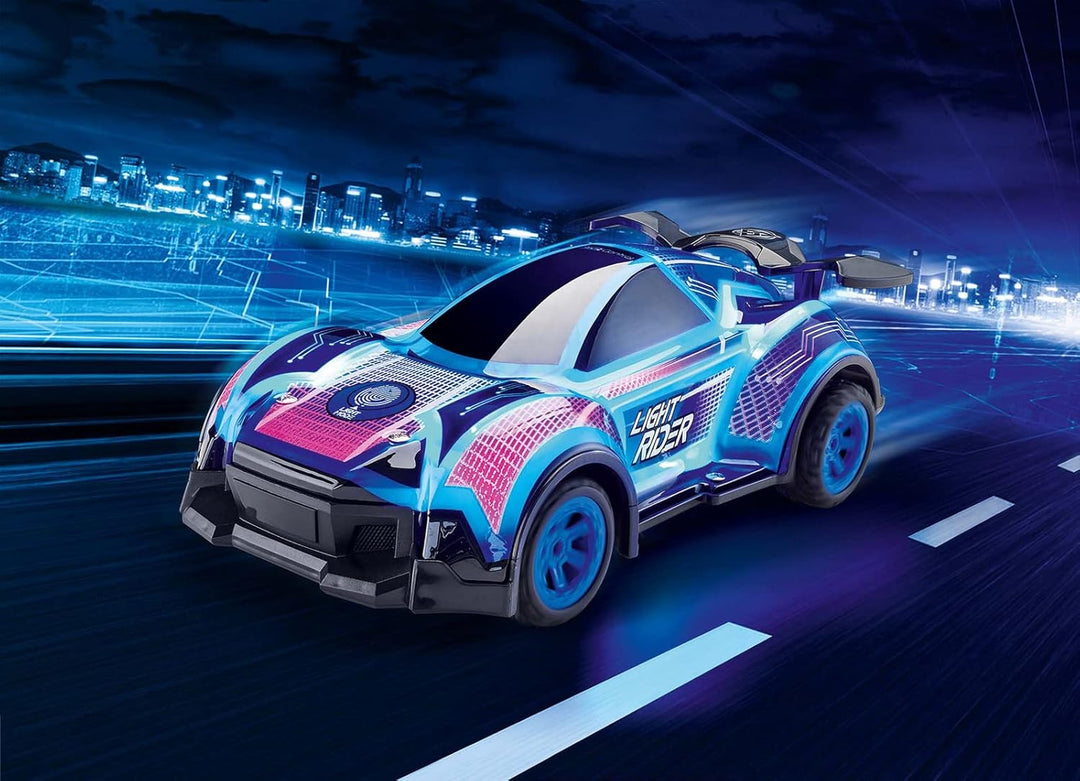 Revell RC Car Light Rider, Control Ferngesteuertes Auto mit besonderen Lichteffekten, 28 cm, Blau