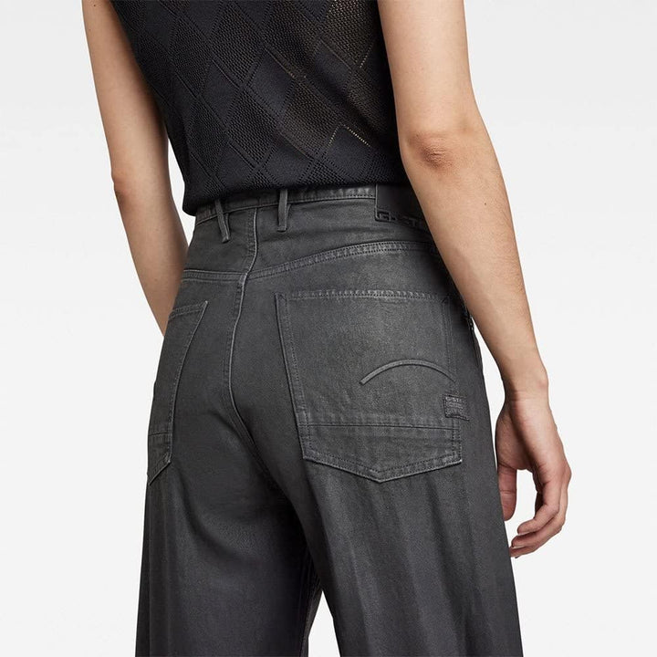 G-STAR RAW Damen Eve 3D Wide Leg Jeans 25W / 32L Grau (Magma Cobler D20084-d189-d360), 25W / 32L Gra