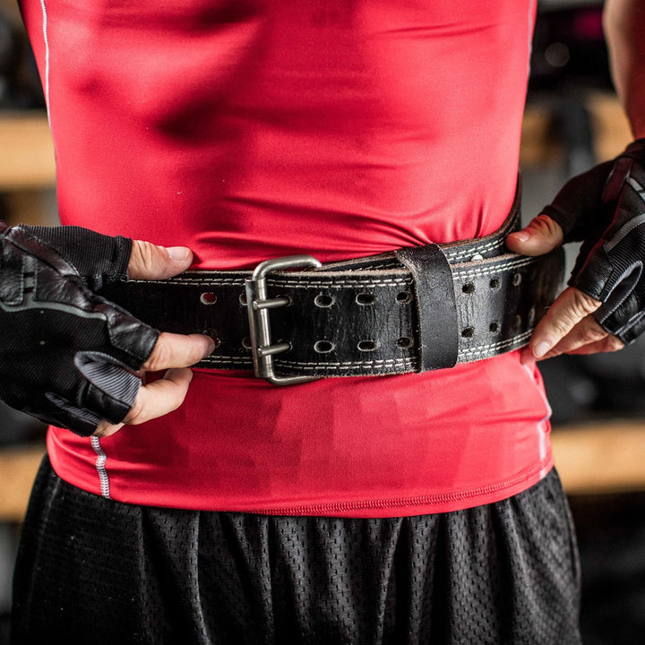 Harbinger Nylon Gewichthebergürtel für Gewichtheber, Fitness Krafttraining, Mit Flexiblen Ultraschau