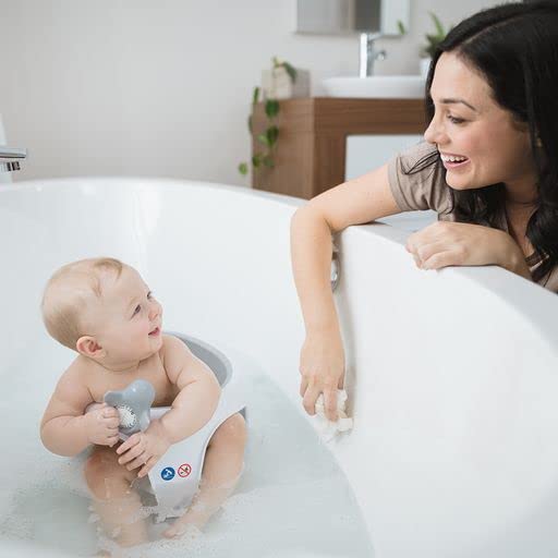 Angelcare ergonomischer Badering für die grosse Badewanne oder Dusche, Light Grey & Playgro Badeboot
