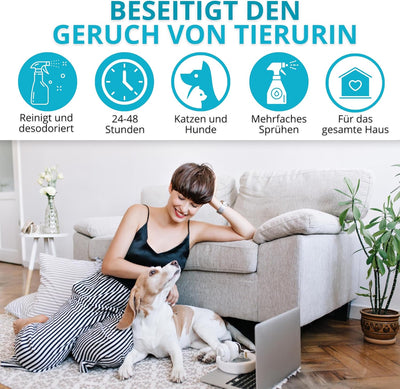 EOS (1 Liter) Biodor Animal Geruchsentferner sofort. Clean Urin für Haustieren (Hunde, Katzen, etc.)