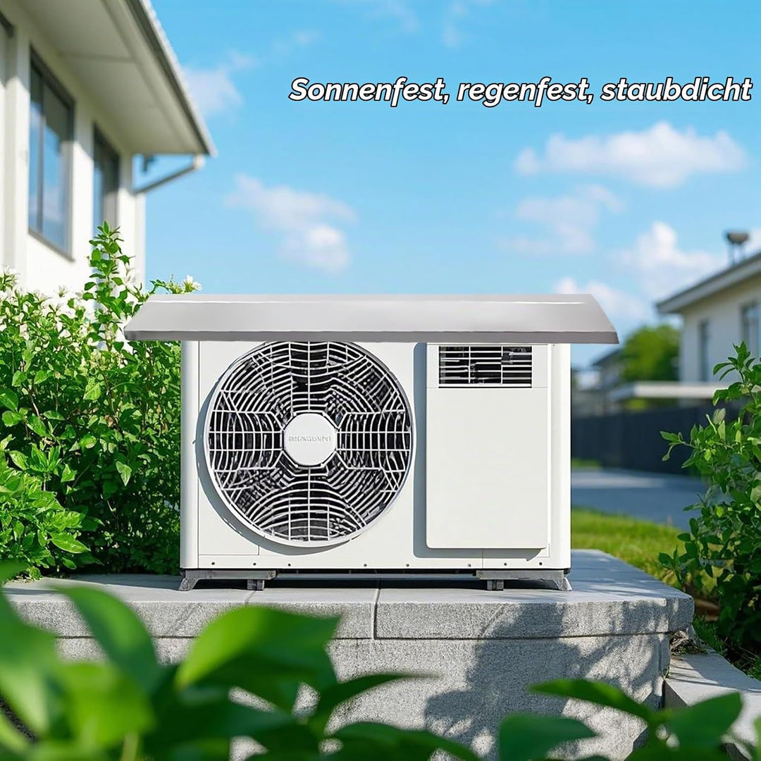Klimaanlage Abdeckung für Aussengerät, Mini Split Abdeckung, Edelstahl Minisplit Kompressor Schutz,
