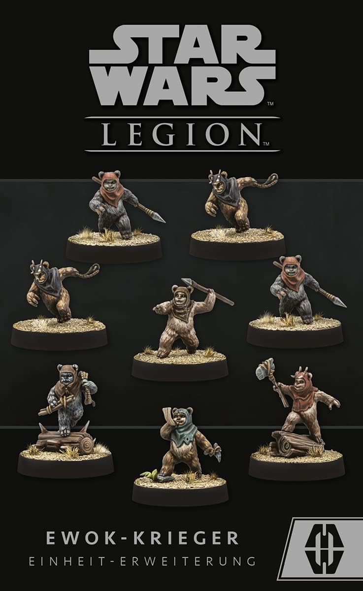 Atomic Mass Games | Star Wars Legion – Ewok-Krieger | Einheit-Erweiterung | Tabletop | 2 Spieler | A