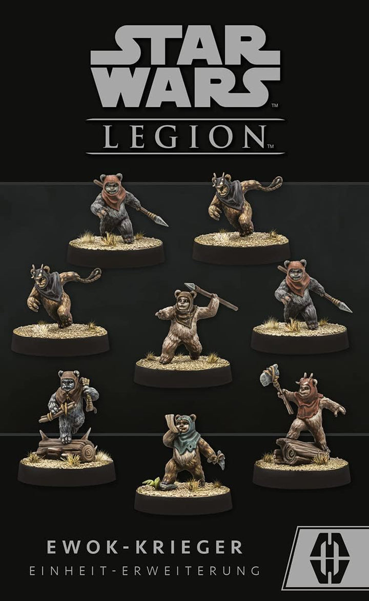 Atomic Mass Games | Star Wars Legion – Ewok-Krieger | Einheit-Erweiterung | Tabletop | 2 Spieler | A