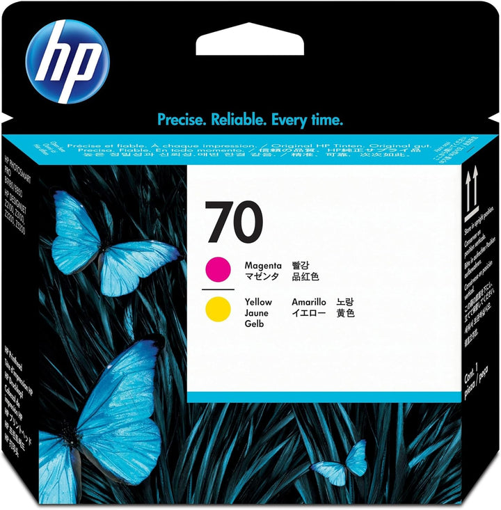 HP 70 (C9406A) Original Druckkopf für DesignJet, Magenta/Gelb Magenta/Giallo, Magenta/Giallo
