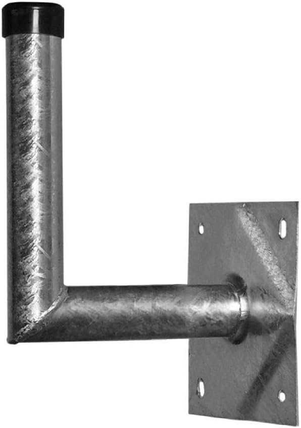 A.S. SAT Wandhalter feuerverzinkter Stahl 25cm Wandabstand 48mm Ø Halterrohr