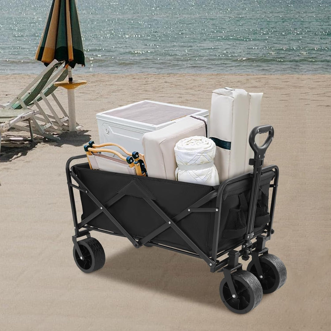 Zusammenklappbarer Strandwagen Tragkraft Von 115 | Kgrobuster Zusammenklappbarer TransportwagenMit V