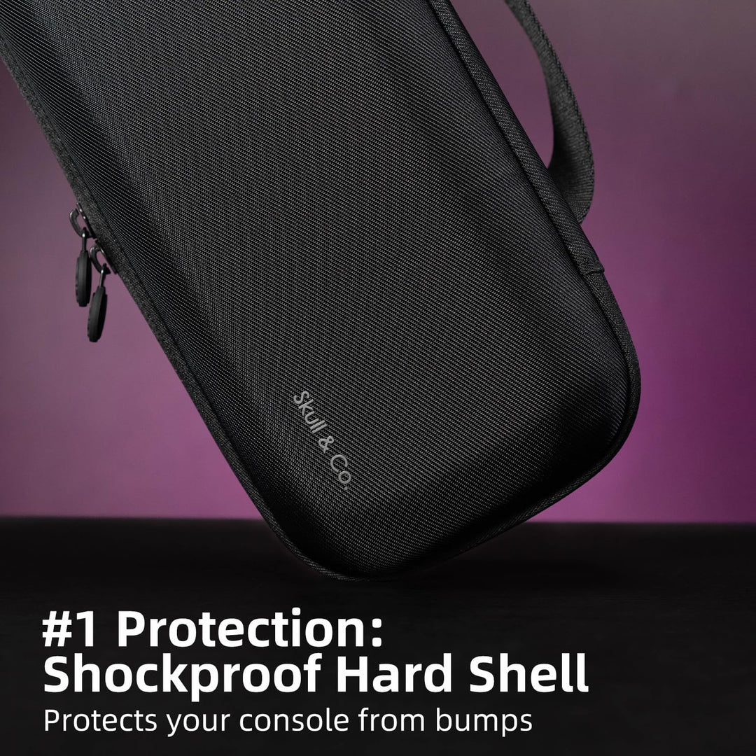 Skull & Co. Maxcarry Case for Steam Deck, ROG Ally & Other Handheld Gaming PCs: Portable Hard Shell