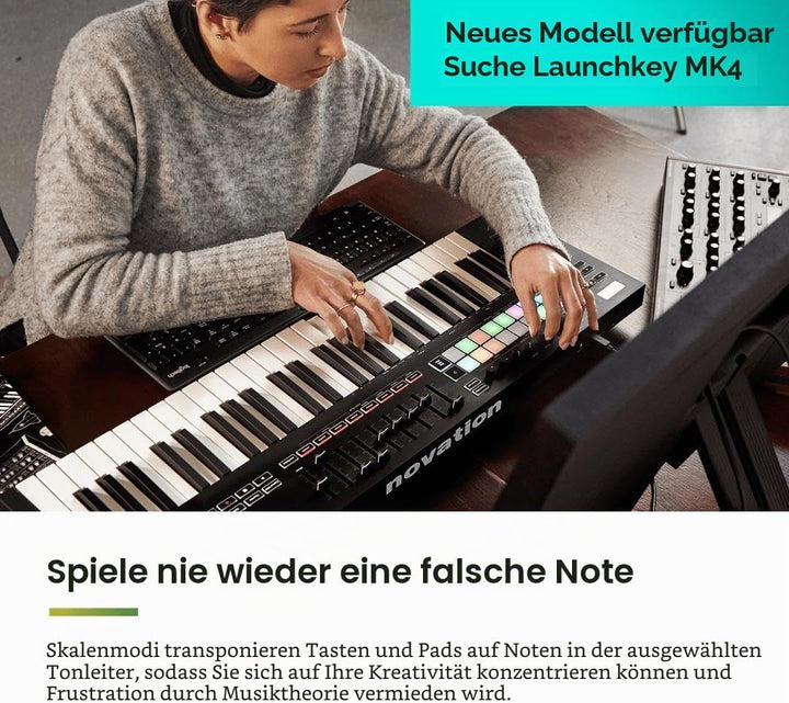 Novation Launchkey 61 [MK3] MIDI-Controller-Keyboard – Nahtlose Integration in Ableton Live. Akkordm
