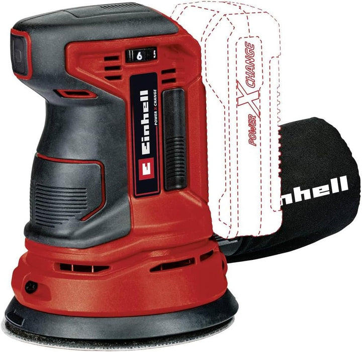 Einhell Akku Exzenterschleifer TE-RS 18 Li Solo Power X-Change (Lithium Ionen, 18 V, Schleifteller-Ø