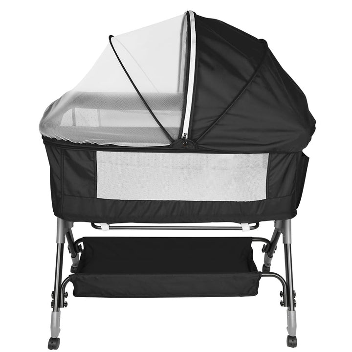 LANTUS Baby Beistellbett,Kompatibel mit verschiedenen Betten, Einfach zu Montieren und Transportiere