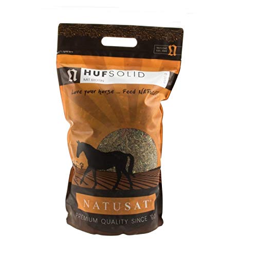 Natusat HufSolid + Biotin 4500 g, Ergänzungsfutter für Pferde | Pferdehuf