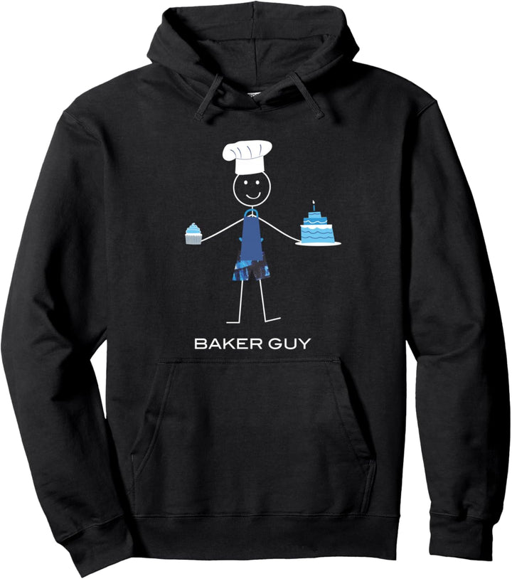 Lustige Männer Bäcker, Backen Kochgeschenke für Jungen Pullover Hoodie