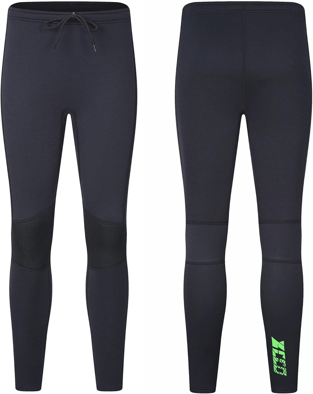 ZCCO Herren und Damen Neoprenhose, 1,5mm/3mmLange Neoprenhose, Tauchhose zum Surfen, Kajakfahren, Sc