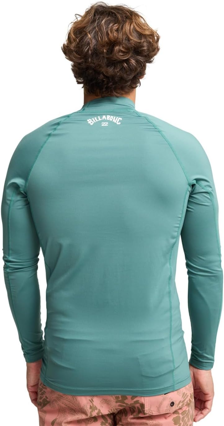 BILLABONG Herren Waves All Day Ls Rash-Guard-Shirt (1er Pack) S Sea Green, S Sea Green