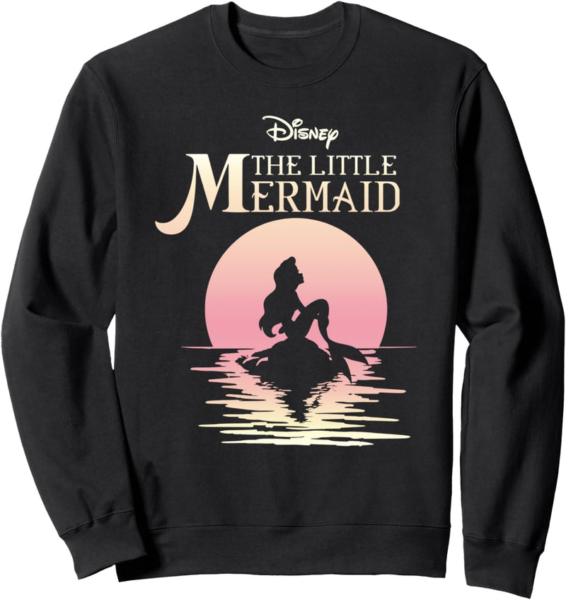 Disney The Little Mermaid Ariel Rock Moon Silhouette Sweatshirt