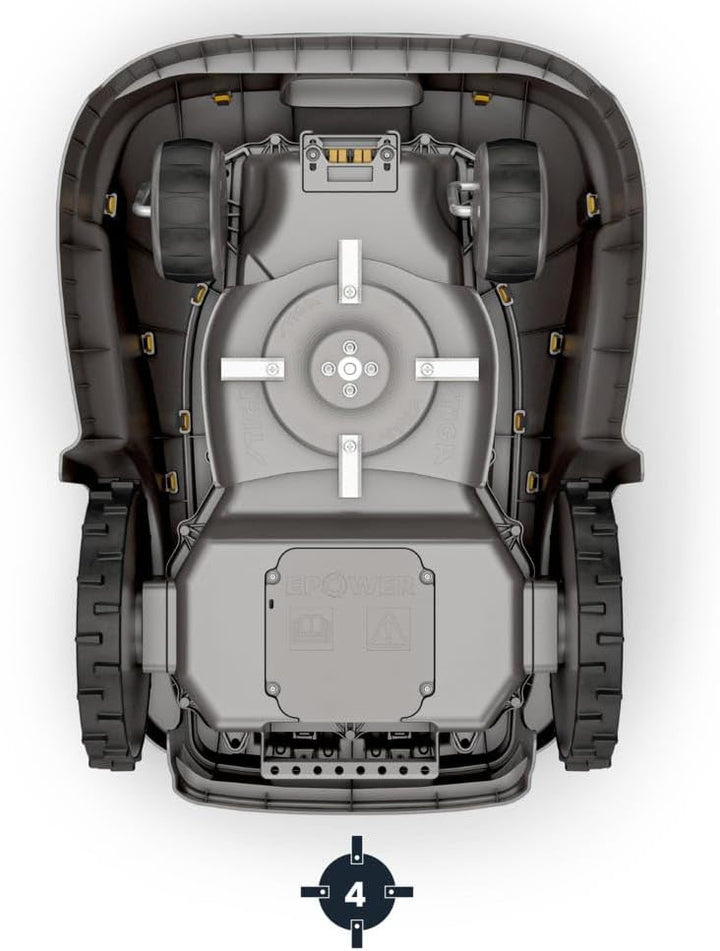 STIGA A1000 Autonomer Rasenmäher Roboter. Mähroboter ohne Begrenzungskabel (max. 1400m2). App-Steuer