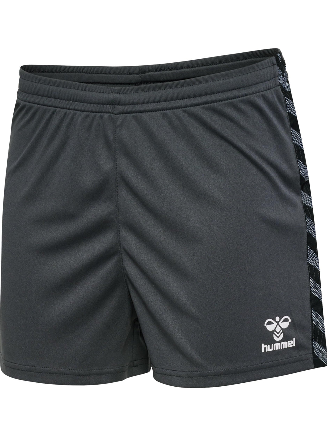 hummel Damen Shorts Hmlauthentic Pl Shorts Woman XS Asphalt, XS Asphalt