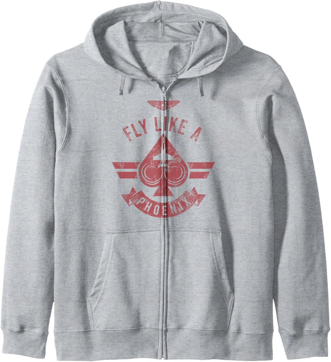 Top Gun: Maverick Fly Like A Phoenix Spade Card Logo Kapuzenjacke