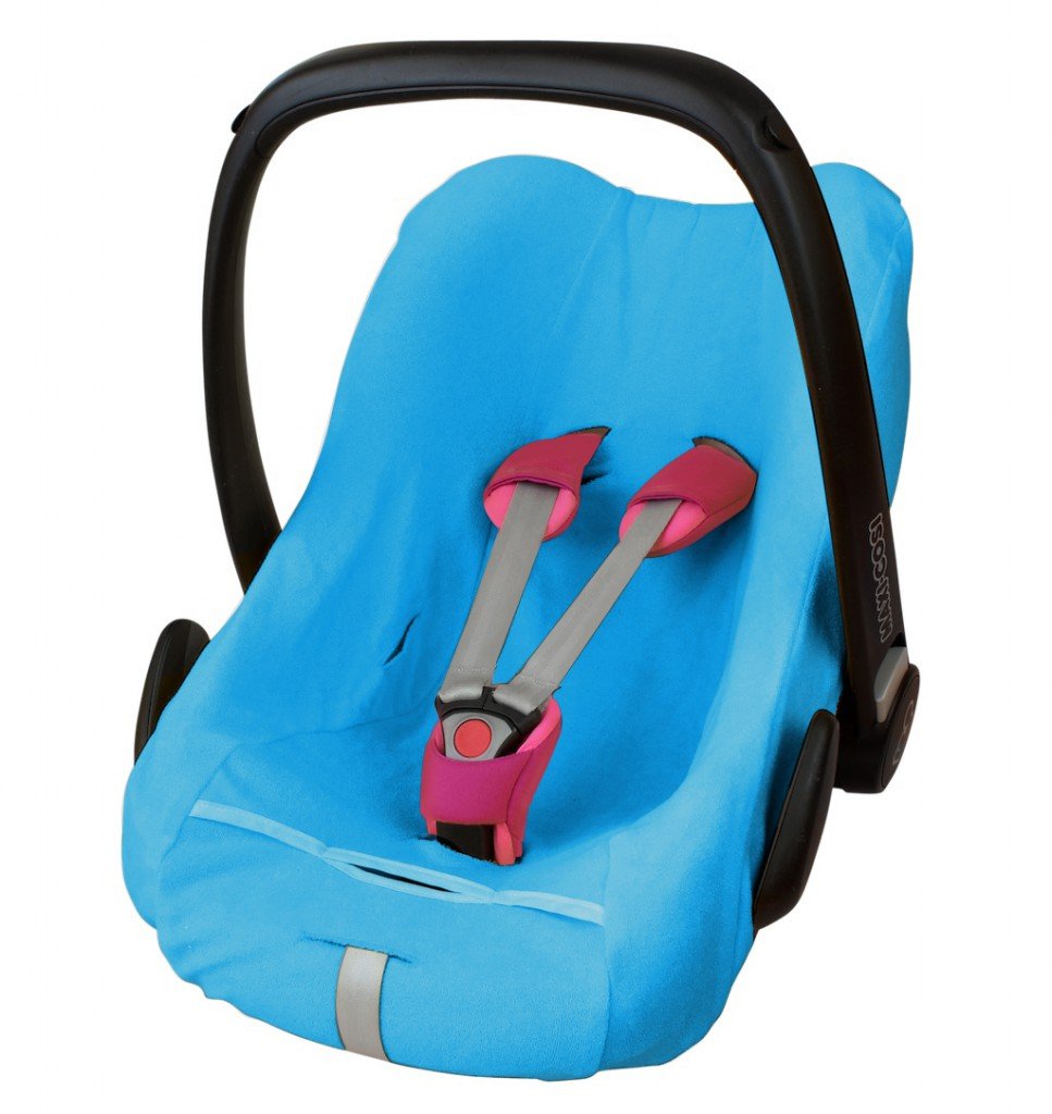 ByBoom - Frottee Sommerbezug, Schonbezug für Babyschale, Autositz, z.B. Maxi Cosi CabrioFix, City, P