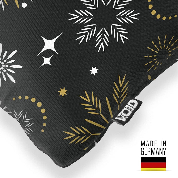 VOID Winter Deko Rentier Stern Kissenbezug Kissenhülle Sofakissen Kissen Deko Weihnachten Winter Wei