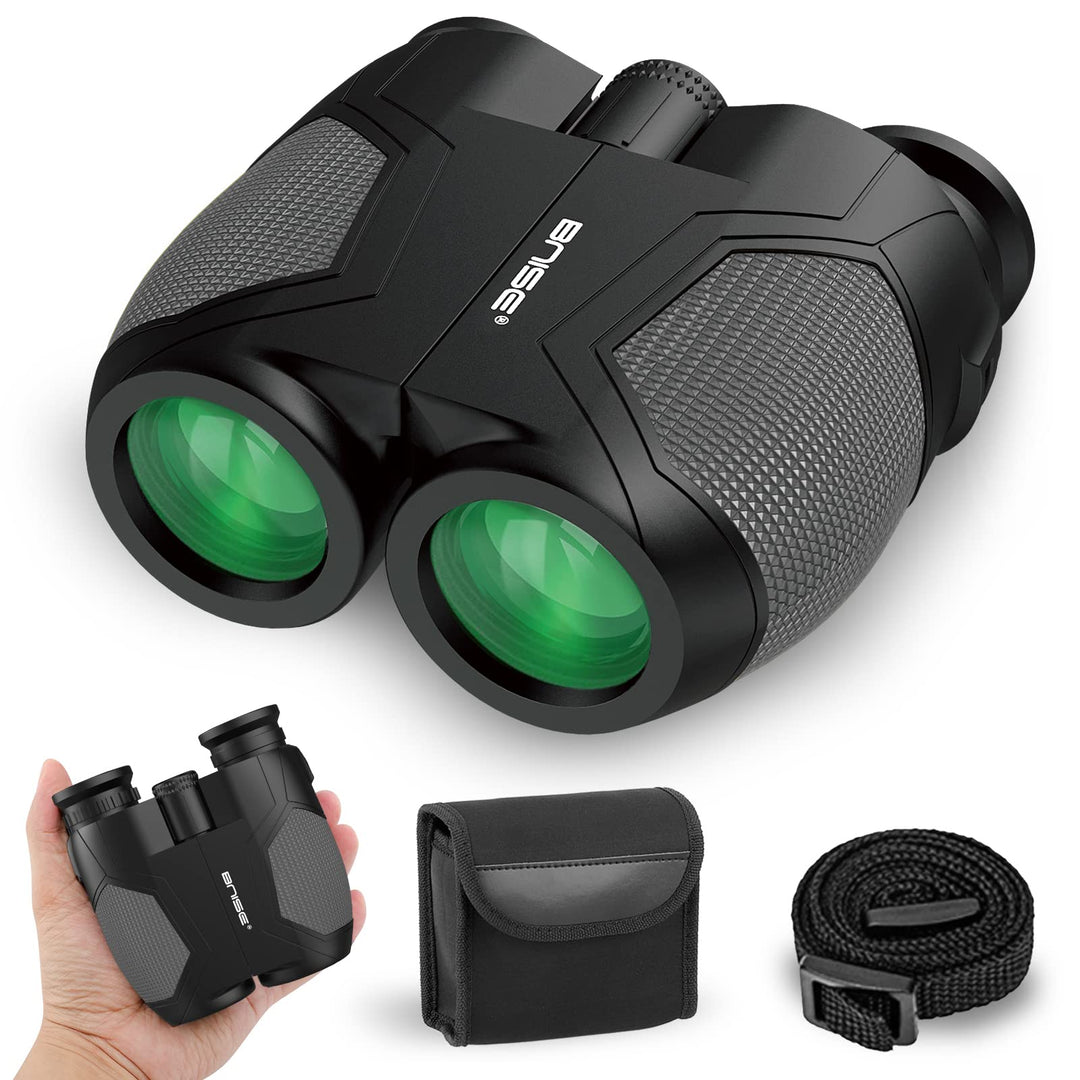 12x25 Kompaktes Fernglas für Erwachsene und Kinder, kleines Fernglas mit Low Light Vision für Vogelb