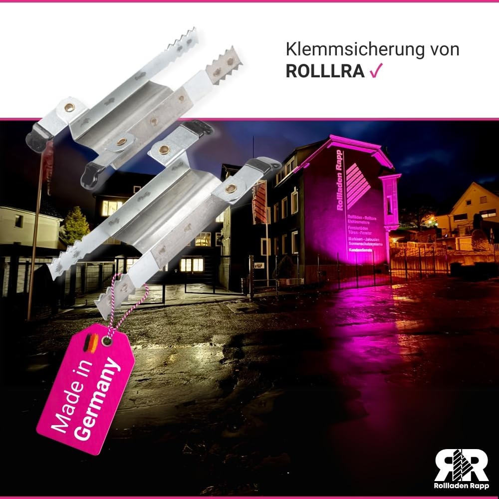 Klemmsicherung für Rollladen Einbruchsicherung - 10 Stück im Set [5x685330]