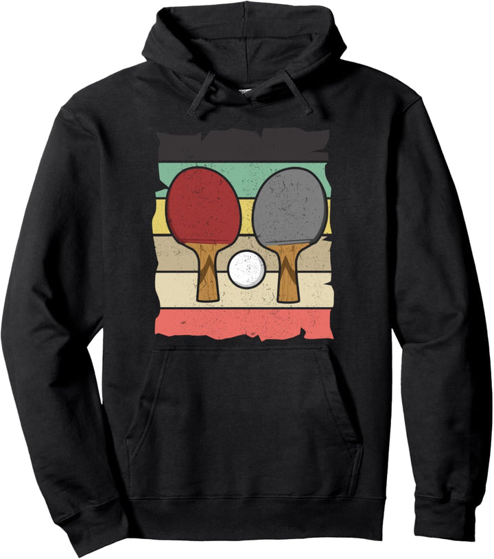 Tischtennis Vintage Design Pullover Hoodie
