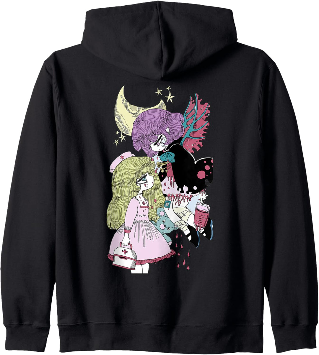 SHI-T-0003-Vampir Kapuzenjacke