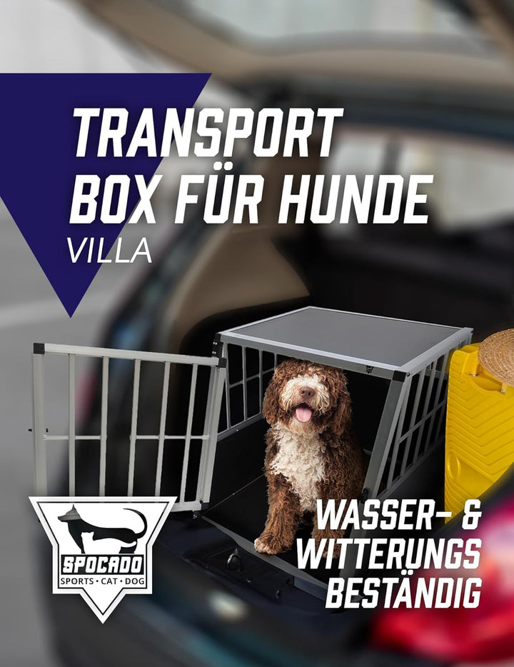 Villa Hunde Transportbox - Sicherer, bequemer Transport für deinen Hund - Stabile Konstruktion, in v