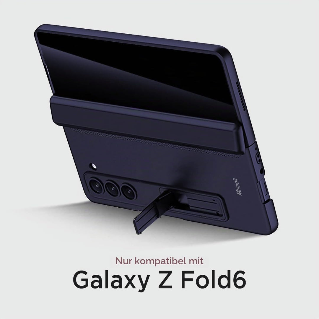 Miimall Kompatibel mit Samsung Galaxy Z Fold 6 Hülle mit Displayschutz Anti-Peeping+Magnetischer Sch