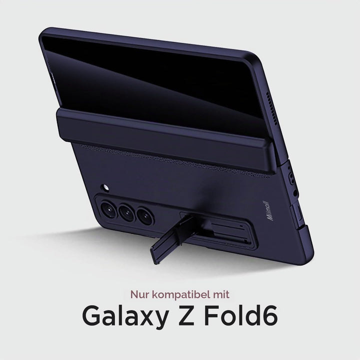 Miimall Kompatibel mit Samsung Galaxy Z Fold 6 Hülle mit Displayschutz Anti-Peeping+Magnetischer Sch