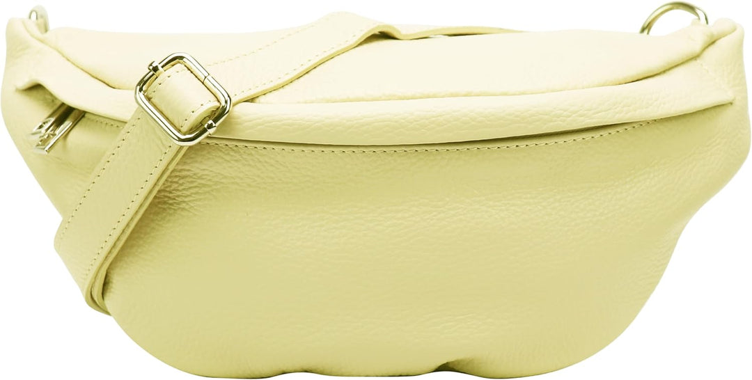 SH Leder ® echt Leder Hüfttasche Damen Herren Unisex Gürteltasche für Festival Reise Bauchtasche mit