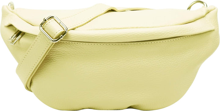 SH Leder ® echt Leder Hüfttasche Damen Herren Unisex Gürteltasche für Festival Reise Bauchtasche mit