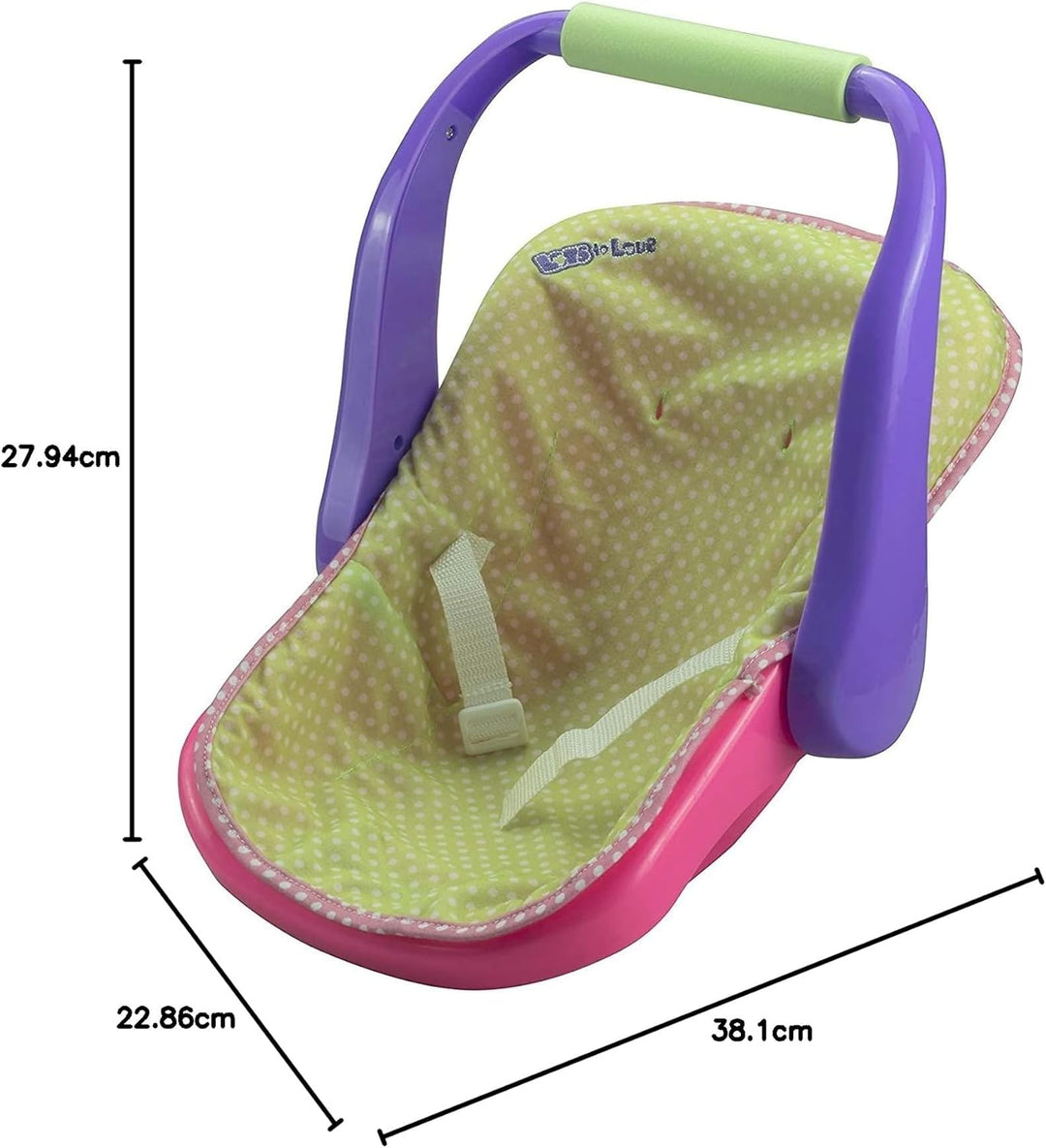 JC Toys - Zubehör für Babypuppen, rosa, violett (81407), Modelle