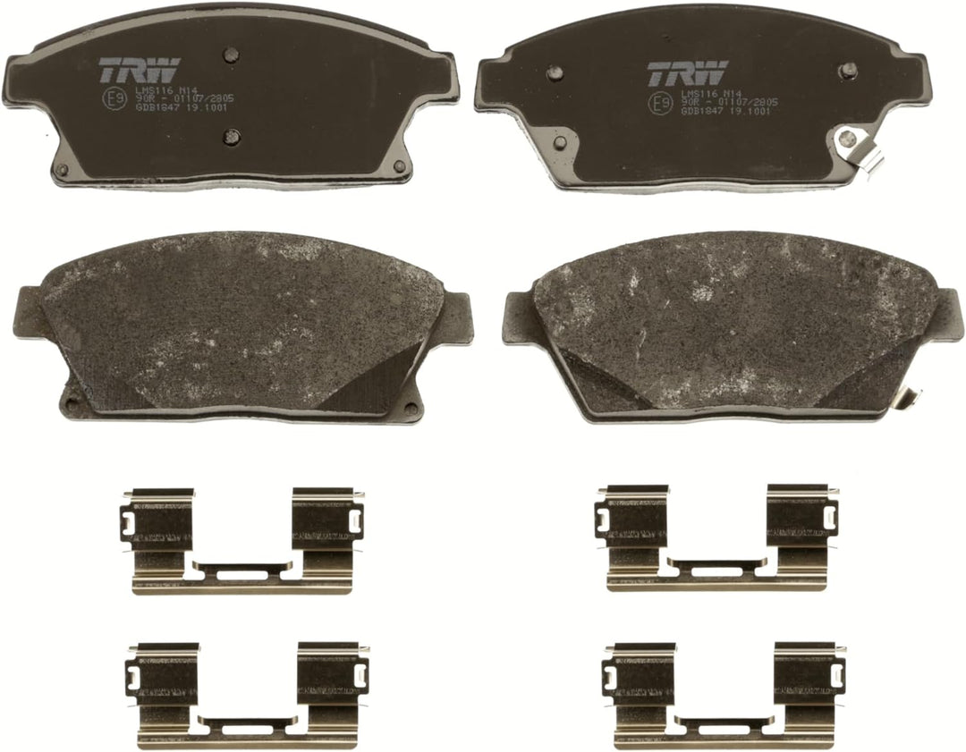 TRW GDB1847 Bremsbelagsatz, Scheibenbremse (Pack of 2)