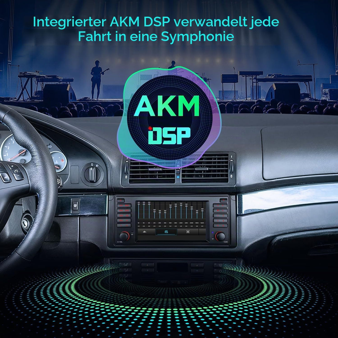 XTRONS 7 Zoll Android 14 Autoradio mit Navi für BMW E39 M5 Octa-Core 4+64GB | IPS Bildschirm Eingeba