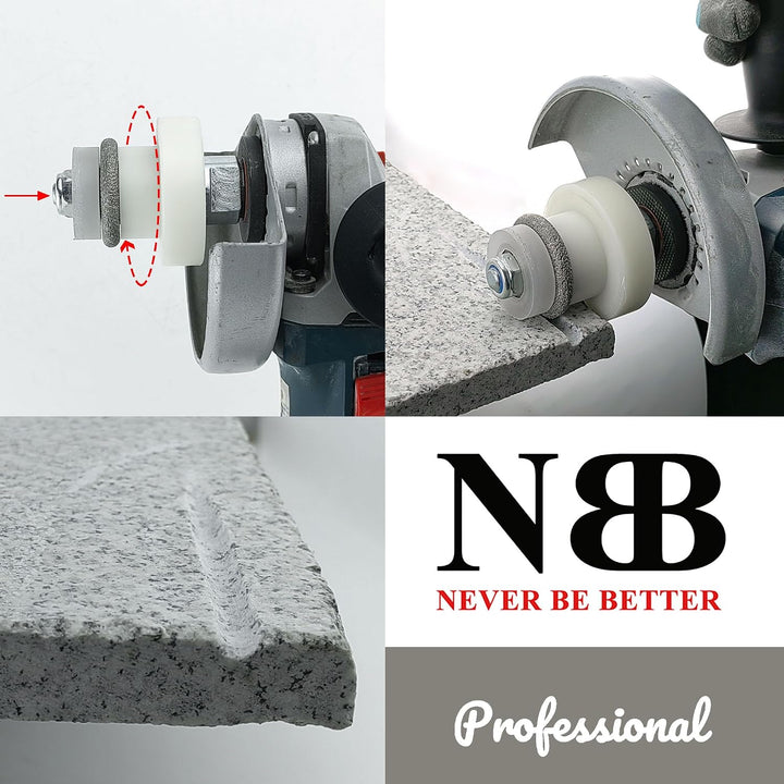 NBB Diamant-Fräser zum Schneiden von Diamant-Fräsen, Diamant-Profilrad mit Führung und M14 rutschfes