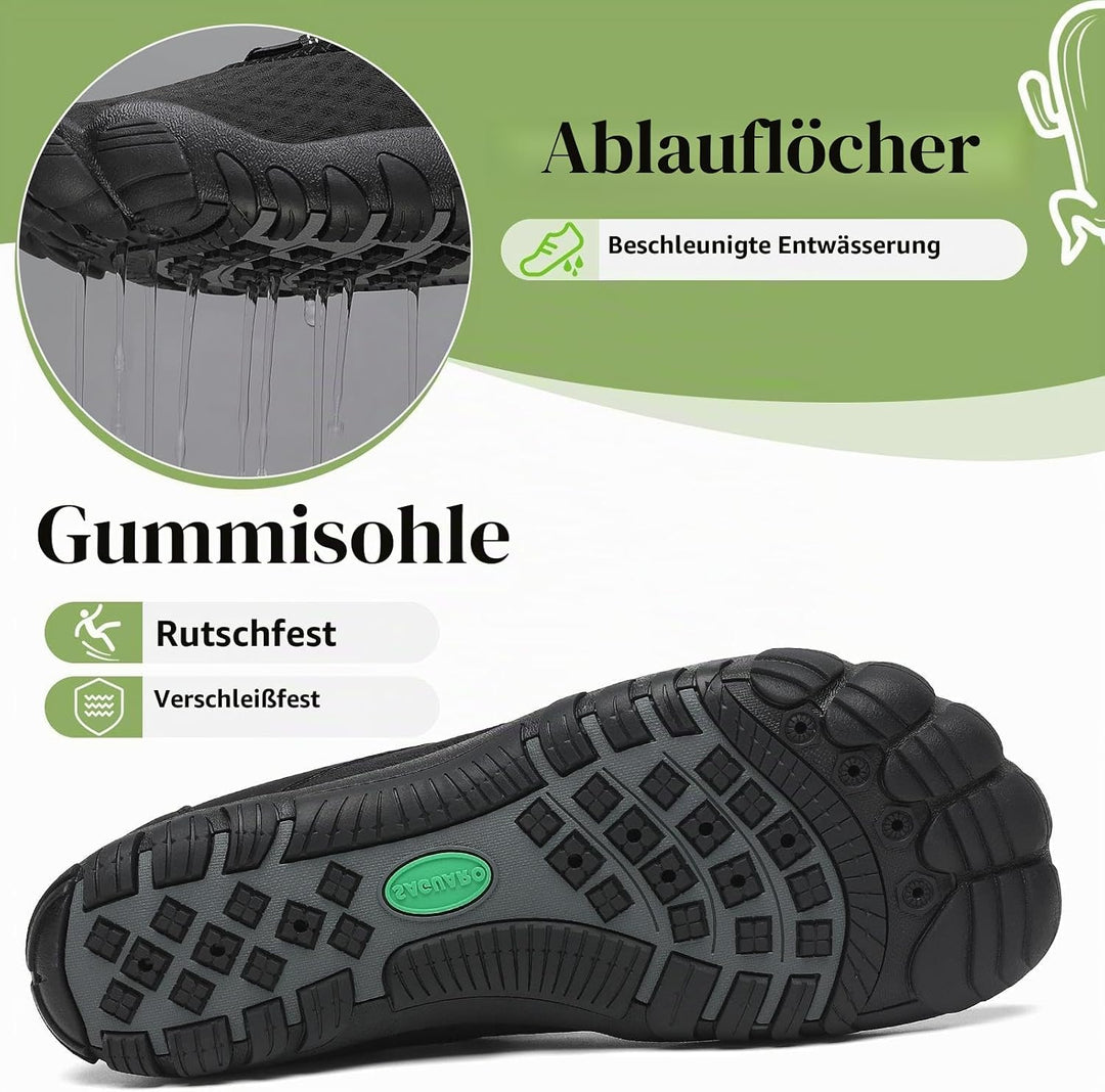 SAGUARO Badeschuhe Damen Aquaschuhe Herren Slip On Atmungsaktiv Schnelltrocknend Wasserschuhe Outdoo