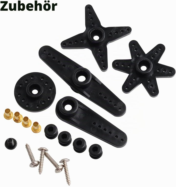 Wishiot TD-8135MG 35KG 360 Grad kontinuierliche Drehung Servo Digital Coreless 500μs-2500μs grosses