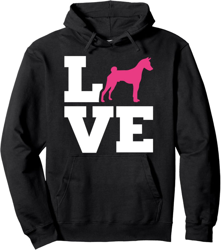 Basenji Liebe Pullover Hoodie