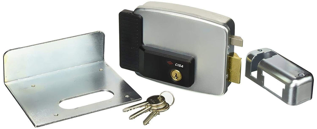 CISA 111721502, Elektroschloss zum Anbringen, 12 V, verzinkt, Eingang 50, linke Hand Entrata 50 Link