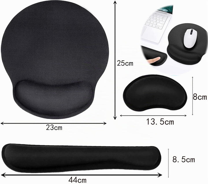 Mauspad-Handballenauflage Ergonomisches Handballenauflage-Set, Tastatur-Handgelenkauflage und Mauspa